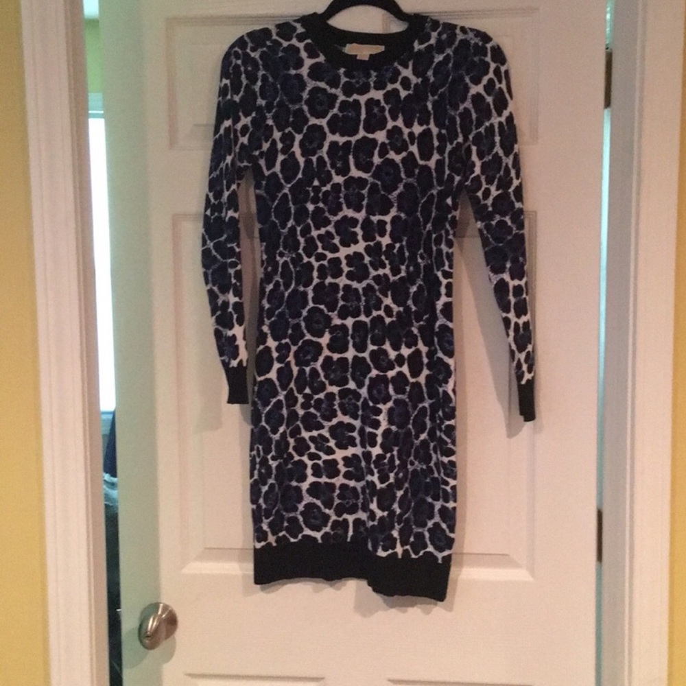 MICHAEL KORS Blue Print Dress - Picture 2 of 3
